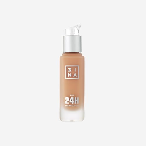 3INA MAKEUP - The 24H Foundation 606 - Ultraleichtes Rosa Foundation mit Unterton Rosa - Foundation Hauttonanpassend - 24H Langlebige Formel Wasserdichte Foundation - Vegan - Cruelty Free