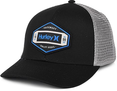 Hurley Herr M Brighton truckerkeps, svart, en storlek, Svart, en storlek