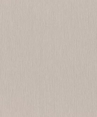 Rasch Carta da parati 844467 – Carta da parati in tessuto non tessuto, tinta unita, rosa chiaro, con struttura tessile della collezione Perfecto VI – 10,05 m x 0,53 m (lunghezza x larghezza)
