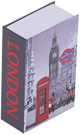 Cassaforte per Libri con Lucchetto a Combinazione, Scatola di Immagazzinaggio per Libri Diversion, Cassaforte per Libri Custodia Durevole per la Scuola Dormitorio