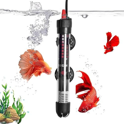 Aquarium Heizung,Aquarium Aquarium-Heizung,Aquarium Heizung 50W,Temperatur einstellbare Aquarium Heizung von 16 bis 32 ℃,Geeignet für Fische und Schildkröten,Geeignet für Aquarien von 25-40cm