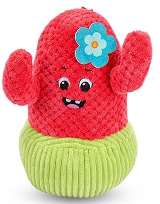 Teddys Rothenburg Kuscheltier Kaktus im Topf rot/grün 25 cm Plüschkaktus