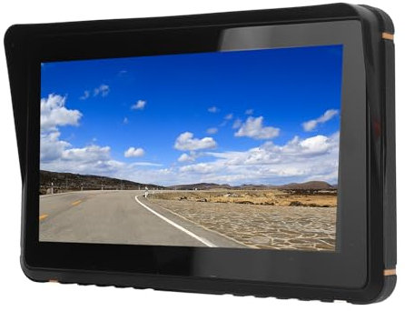 Schermo CarPlay per Moto, Dispositivo di Navigazione GPS per Moto WiFi, Ampio Touchscreen IPS 7 Pollici Impermeabile IPX7, Supporti per CarPlay, Airplay e Android Auto