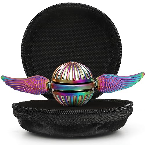 Hand Spinner Fidget Spinner Schreibtisch Spielzeug Dekoration, Metall Fidget Ball Würfel für Kinder Erwachsene Stress Relief, Spielzeug Geschenk Party Gunst