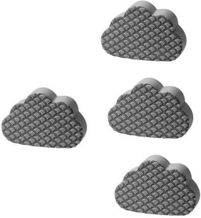 FRCOLOR 4pcs Kitchen Countertop Wiper Scrubbing Pad Non-Scratch Dish Scrubber for Bathroom Replaceable Washing Sponge for Mirror Cleaning and Kitchen Cleaning