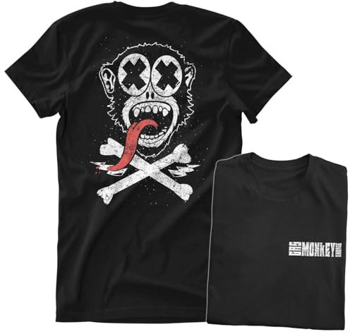 Gas Monkey Garage Offizielles Lizenzprodukt Knockout Herren-T-Shirt (Schwarz), Medium