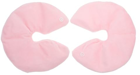 Wiederverwendbare Kühlakkus für Stillende Frauen, 1 Paar, Rosa | Gel und Pvc, Warme Anwendung Möglich, Angenehme Passform, für Brustpflege bei Müttern