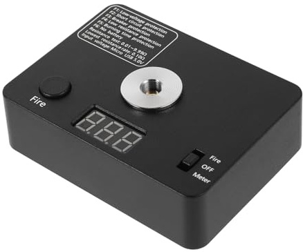 Amosfun Tester di Resistenza Ohm Misurazione ad Alta Precisione in Plastico Compatto per Elettricisti e Appassionati di Fai da Te per Riparazioni e Test di Circuito