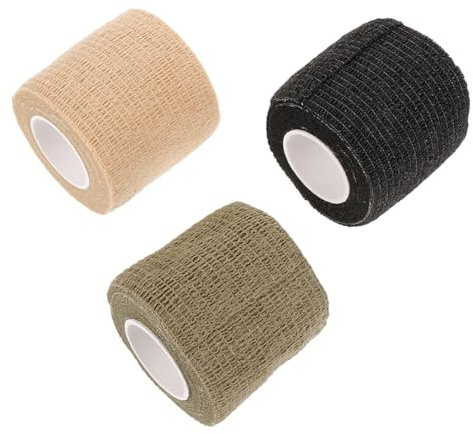 SKISUNO 3 Pièces Bandes de Contention Élastiques Non Tissées Camouflage Bande Protectrice Extensible pour Doigts Soulagement des et Maintien Sécurisé