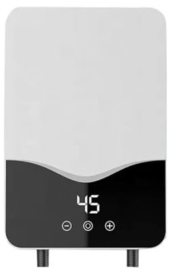 Scaldabagno Istantaneo Senza Serbatoio For Bagno, Scaldacqua Elettrico Istantaneo Da 5,5 KW Con Protezione Automodulante E Surriscaldamento