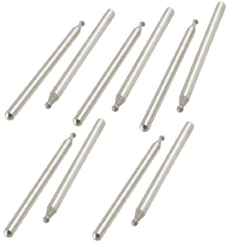 sourcing map 10 x 2 mm Kugelkopf Diamant Schleifstifte Schleifstifte 45 mm Länge de