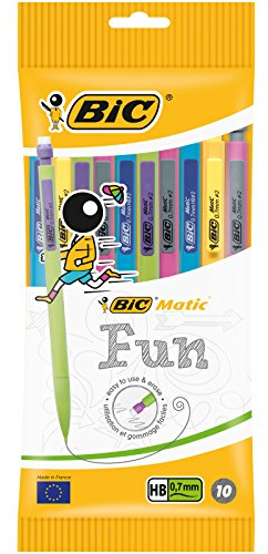 Bic Matic Fun Druckbleistifte, 0,7 mm, 10-Stück-Beutel