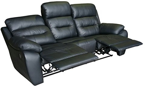 Mapo Möbel Voll-Leder Fernsehsofa Relaxsofa 3-Sitzer 5131-3-S