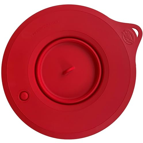 Kitty Professional Silikon Profi-Frischhaltedeckel Überzieher, kompatibel mit KitchenAid* 6,6 und 6,9 Liter Küchenmaschine (Rubinrot)