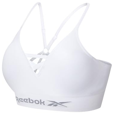Reebok Maryna Reggiseno Sportivo Donna | Top Fitness Seamless Senza Ferretto con Coppe Rimovibili | Sostegno Elevato e Reggiseno Traspirante per Allenamento