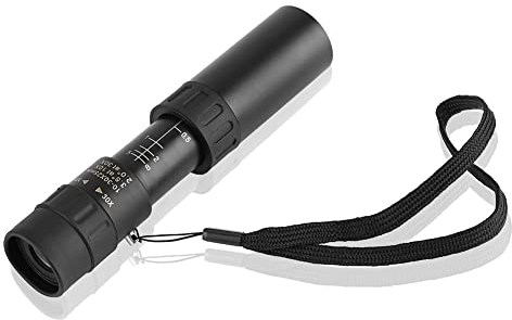Bindpo Tragbares Taschenteleskop, 10-30x25 Zoom Micro Light Monokular Stretching/Rotating Focus Teleskop für Wildtierbeobachtung Vogelbeobachtung Jagd Campingreisende Wildlife