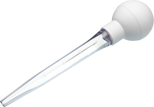 KitchenCraft Turkey Baster, Acrylic, Essential Kitchen Gadget for Roasting, 29 cm (Pack of 5)