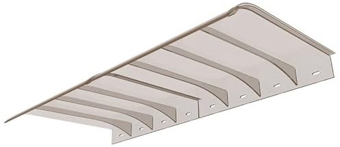 Awning for door entrance,Invisible Front Door Canopy,awnings for patio,Outdoor Window Rain Shelter Cover,window awning,Transparent Door Canopy, Silent Invisible Rain Shelter Cover,door canopy(Brown,4