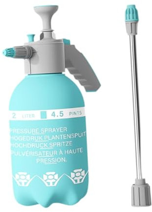 ＡＷＨＡＯ Rociador de Jardín, Regadera de Plantas Ligera de 2L, Señor Manual de Plantas para Jardinería Interior Y Exterior, Lavado de Coches, Azul