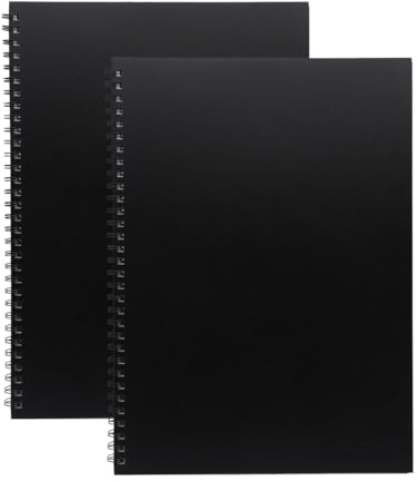 Skizzenbuch, A3, Hardcover, Spiral-Skizzenbuch, 60 Blatt/120 Seiten, 160 g/m², Zeichenpapier, dickes Papier, Kunstbuch, 2 Stück