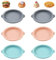 6 Pièces Moules à Gâteaux Ronds en Silicone, 10 cm de Diamètre Moule Oeuf Air Fryer, Résistants à Haute Température et Antiadhésifs Moule Layer Cake pour Sandwichs aux Œufs, Crêpes et Pancakes