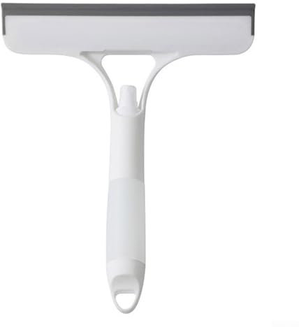 Multi Functional Glass Cleaner Spray and Wiper for Home and Office Maintenance (White)