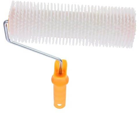 ELAYARD Rodillo de Púas Autonivelante para Pintura de con Dientes de Resistente y Reutilizable para Recubrimientos Epoxi y Color Aleatorio