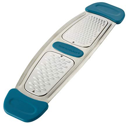 Rachael Ray Multi Stainless Steel Grater, Marine Blue, Small