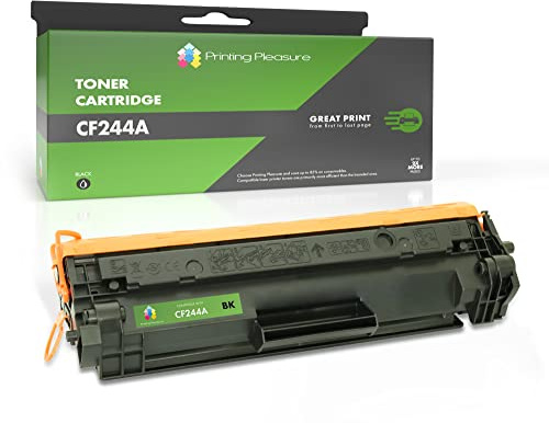 Printing Pleasure CF244A 44A Toner kompatibel für HP Laserjet Pro M15a M15w M16a M16w | MFP M28a M28w M29a M29w - Schwarz, hohe Kapazität