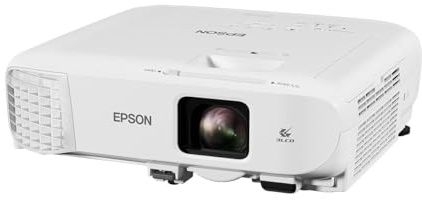 Epson EB-E20-3LCD projector - portable - 3400 lumens (white) - 3400 lumens (colour) - XGA (1024 x 768) - 4:3 - white