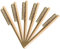 6 Pcs Brosse Laiton, Jeu de Brosses Métalliques, Brosse Métallique avec Poils en laiton 200 mm, Brosses Métalliques Laiton, pour nettoyer les taches de sueur, la rouille et le nettoyage en profondeur