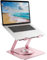 Supporto per Laptop Girevole a 360°, Supporto per Computer Portatile in Alluminio, Regolabile e Pieghevole, Laptop Stand Compatibile con MacBook Pro/Air