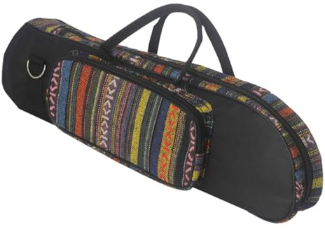 UKCOCO Bolsa de Transporte para Trompeta Estilo Étnico Diseño Portátil y Compartimento Lateral de Tela Oxford Acolchada para Almacenamiento Seguro