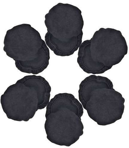 CAXUSD 12 Pezzi Copri Cuffie in Tessuto Traspirante Protezione Auricolari Estensibile e Lavabile per Headset Gaming Coperture Antipolvere per Padiglioni Accessori Auricolari Resistenti e