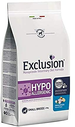 Exclusion Diät Hypoallergen, kleine Rasse, Fisch und Kartoffeln, 2 kg