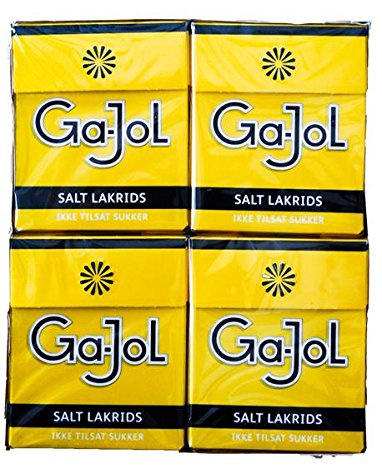 Ga-Jol gelb Salz-Lakritz zuckerfrei 8er 184g