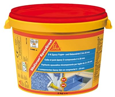SikaCeram EpoxyGrout - Mortero epóxico para juntas de 2 a 20 mm - Sika - 2 kg, Luna