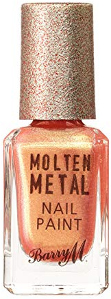 Barry M Cosmetics Molten Metal Nail Paint - Peachy Feels