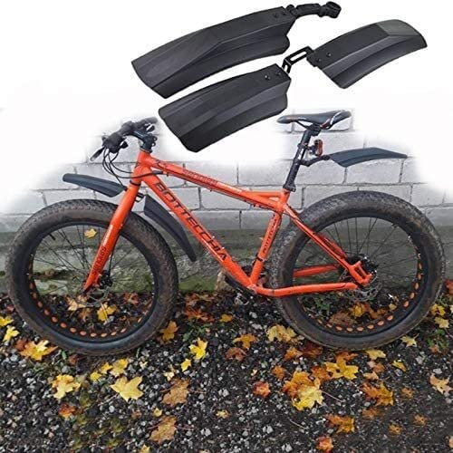 NOYOTA Fahrrad-Schutzblech, Schutzblech-Set, zusammenklappbarer Fahrrad-Schutzblech, Schnee-Fahrrad-Schutzblech, Fat-Bike-Schutzblech, Fatbike-MTB-Fahrrad-Schutzblech-Teile
