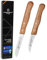Fachwerk-Messer Gemüsemesser Set Solingen - Schälmesser-Set - Testsieger - Made in Solingen/Germany Küchenmesser Rostfrei Buchenholz