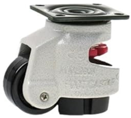 MQNNCNZY GD-40F/60F/80F, carico 500 kg, Ruote/rotelle con Regolazione Orizzontale, Supporto Piatto, Adatto for apparecchiature di Grandi distributori Automatici, rotelle industriali(1PCS GD-40F)