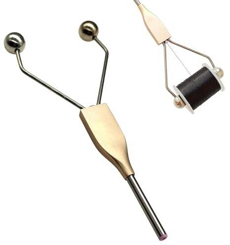 Bobina per la Costruzione di Mosche, Bobina in Acciaio Inox per Pesca a Mosca, Pesca alla Trota, Attrezzatura Portatile per Pesca a Mosca per Fidanzato