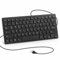 CUQI Mini Tastatur Kabelgebundene, 78 Ergonomische Tasten, USB-A-Schnittstelle, Tragbare Mini-Tastatur für Büro und Reisen