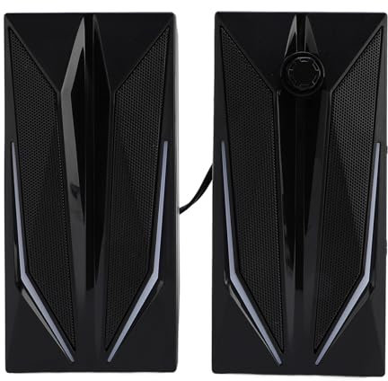 Oreilet Altoparlanti Desktop con Luci RGB Colorate, Altoparlante Multimediale Alimentato USB per PC Desktop per Laptop