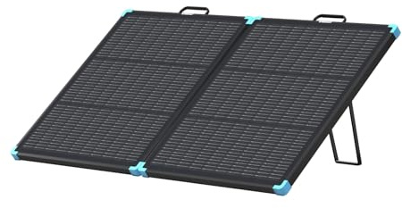 Renogy Zusammenklappbares Solarmodul, 100 W, N-Typ-Zellen, tragbares, zusammenklappbares Solarmodul, wasserdicht IP67 für Wohnmobile, Wohnwagen, Hütten, Camping, Hausrückseitensysteme