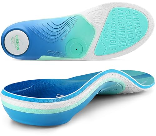 PCSsole Orthopädische Einlegesohlen für Fersensporn, Plattfüße Einlagen - Schuheinlagen Herren & Damen für Arbeitsschuhe, Komforteinlegesohlen