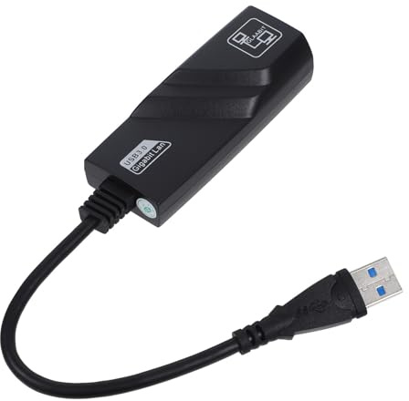 Kisangel 1000m Adattatore Ethernet USB da USB Convertitore Gigabit Ethernet Plug-and-play per Laptop e Computer Desktop Adattatore di Rete senza Driver