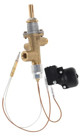 Parliky Kit de Thermocouple de Sécurité pour Parasol Chauffant Extérieur Pratique de Réparation Inclinable pour Chauffage Gaz Protection Anti-Extinction pour Chauffage de Terrasse