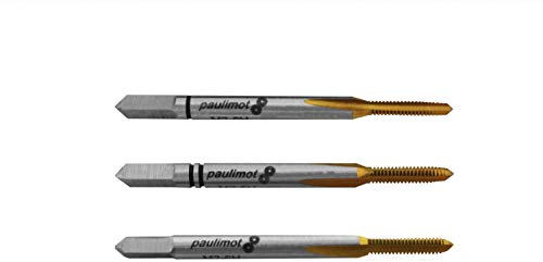 PAULIMOT Hand-Gewindebohrer-Satz 3-teilig M2 x 0,4