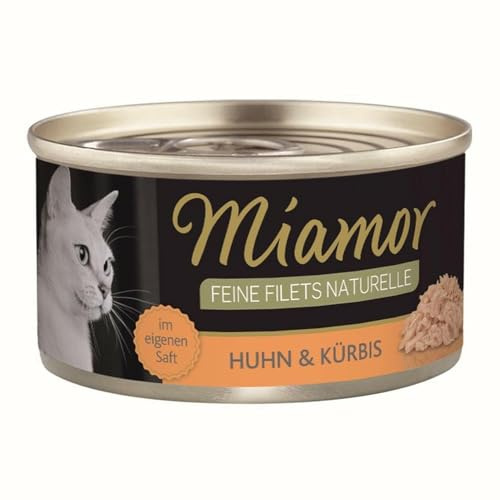 Miamor Feine Filets Naturelle Dose, Huhn+Kürbis